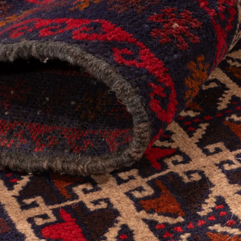 Balutsj-teppe - 130 x 83 cm - beige