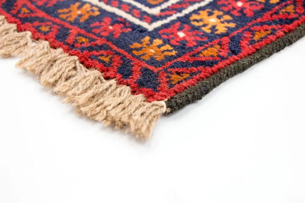 Balutsj-teppe - 130 x 76 cm - flerfarget