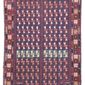 Balutsj-teppe - 136 x 82 cm - brun