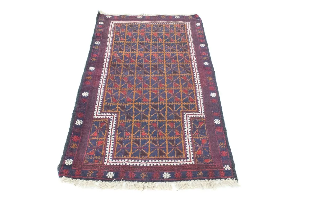 Balutsj-teppe - 137 x 84 cm - brun