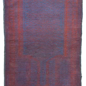 Balutsj-teppe - 138 x 82 cm - blå