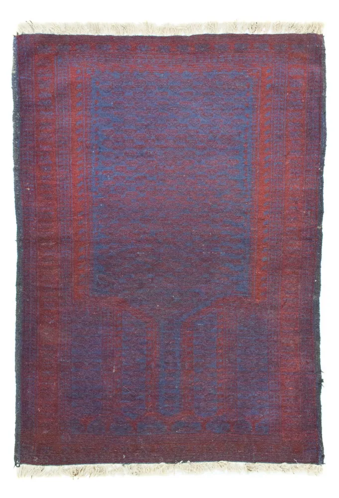 Balutsj-teppe - 138 x 82 cm - blå