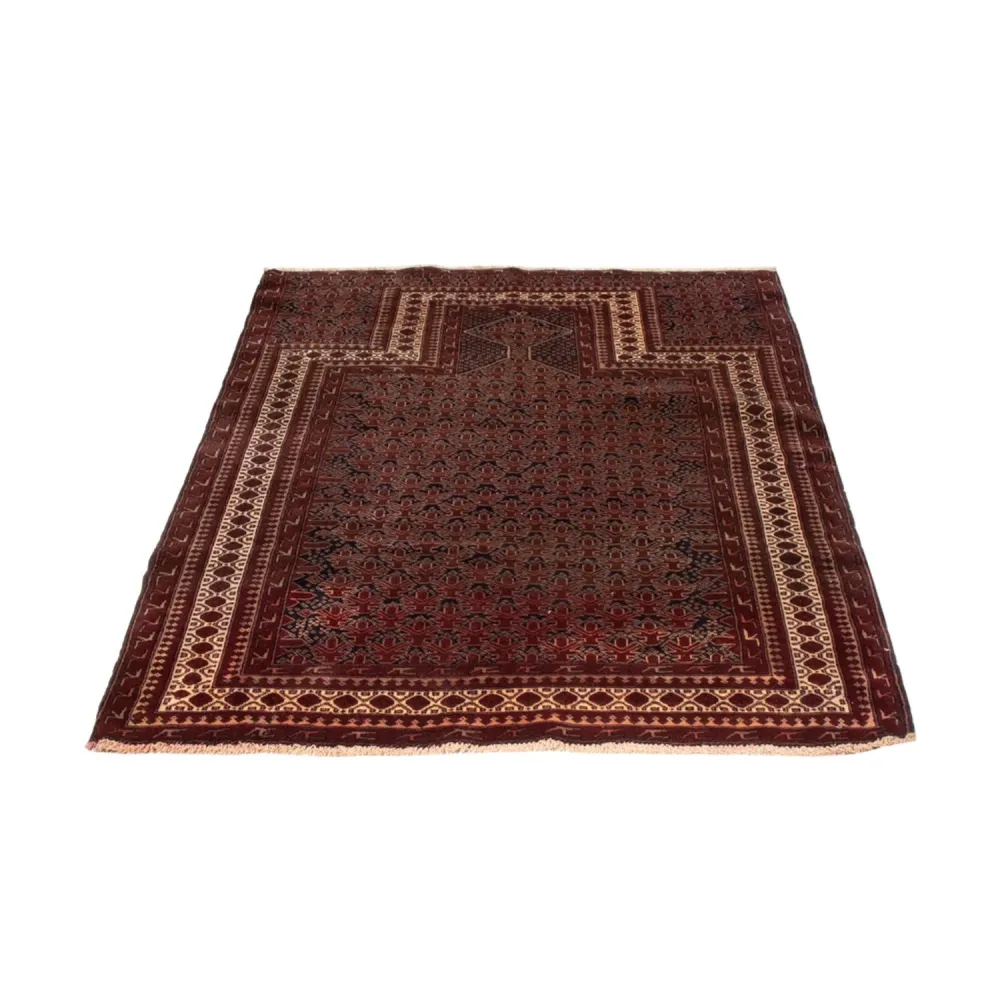 Balutsj-teppe - 140 x 102 cm - rød