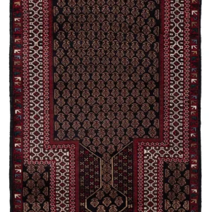 Balutsj-teppe - 140 x 90 cm - flerfarget