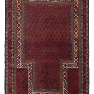 Balutsj-teppe - 140 x 90 cm - rust