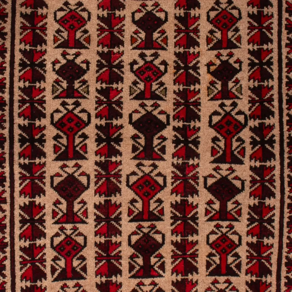 Balutsj-teppe - 142 x 92 cm - beige