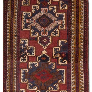 Balutsj-teppe - 147 x 82 cm - blå