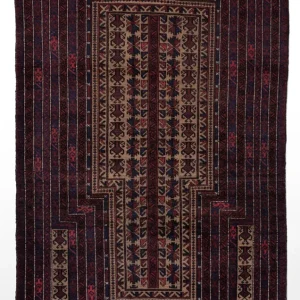 Balutsj-teppe - 148 x 90 cm - krem
