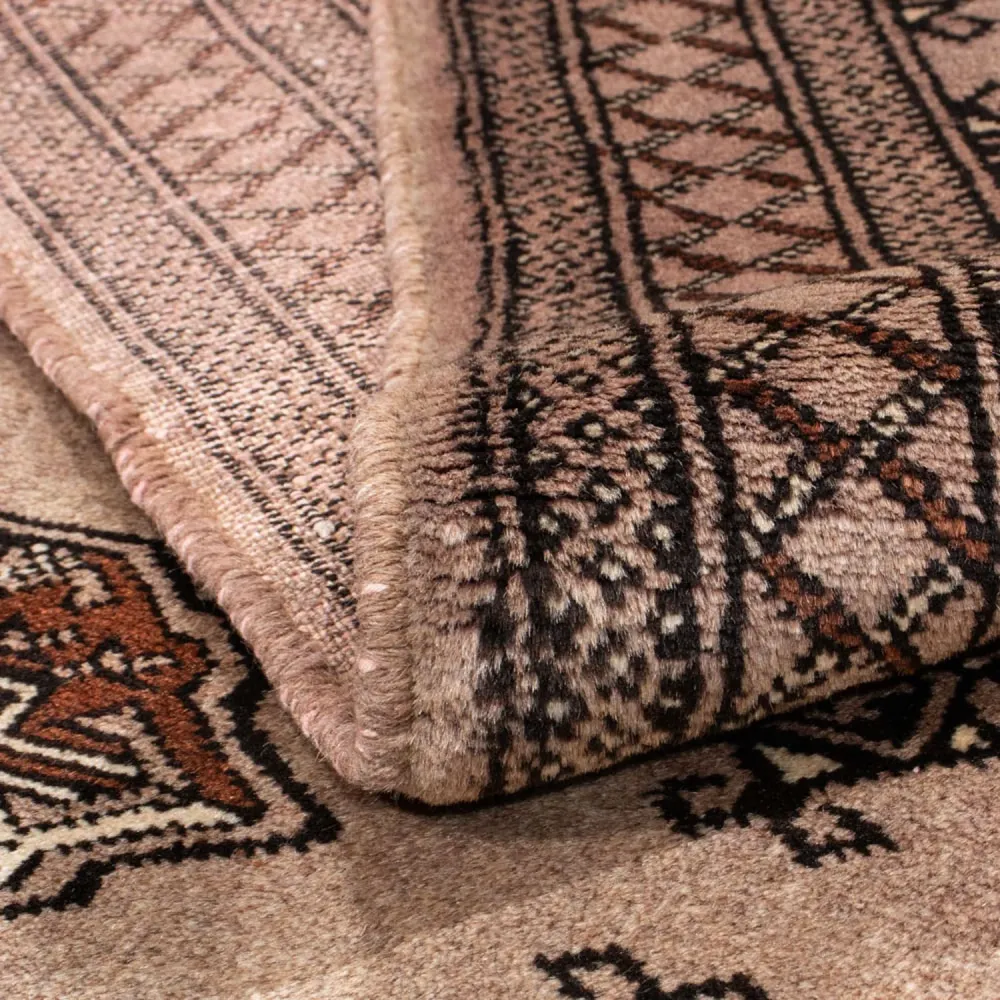 Balutsj-teppe - 159 x 109 cm - lys mocca