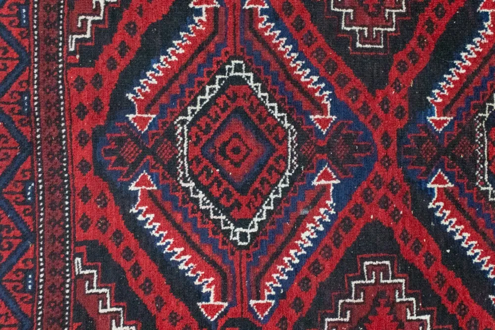 Balutsj-teppe - 167 x 100 cm - rød