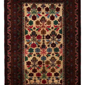 Balutsj-teppe - 177 x 117 cm - flerfarget