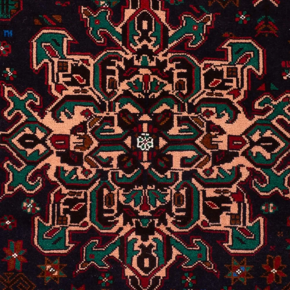 Balutsj-teppe - 180 x 105 cm - mørkeblå