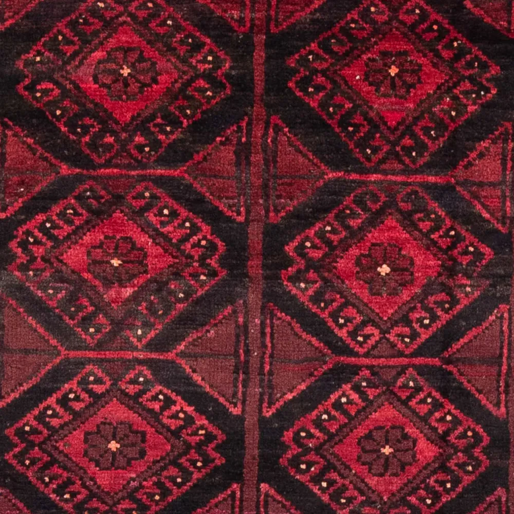 Balutsj-teppe - 180 x 123 cm - rød