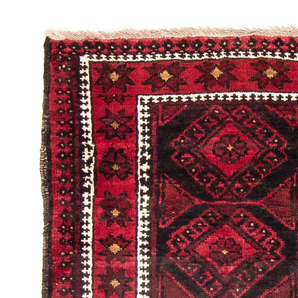 Balutsj-teppe - 180 x 123 cm - rød