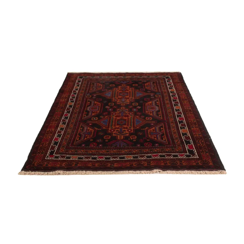 Balutsj-teppe - 183 x 123 cm - mørk rød