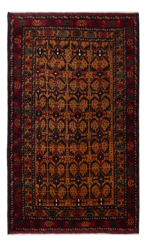 Balutsj-teppe - 184 x 105 cm - rust