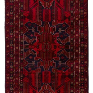 Balutsj-teppe - 184 x 116 cm - mørk rød