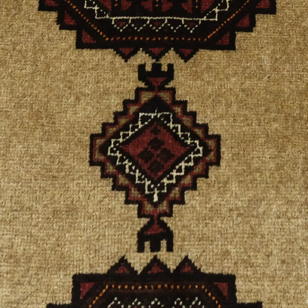 Balutsj-teppe - 189 x 105 cm - beige