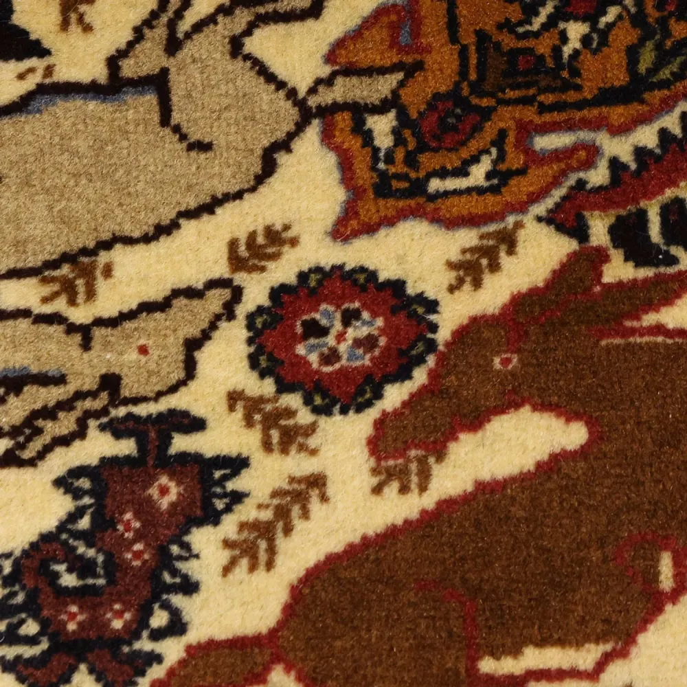 Balutsj-teppe - 192 x 112 cm - lysegrønn