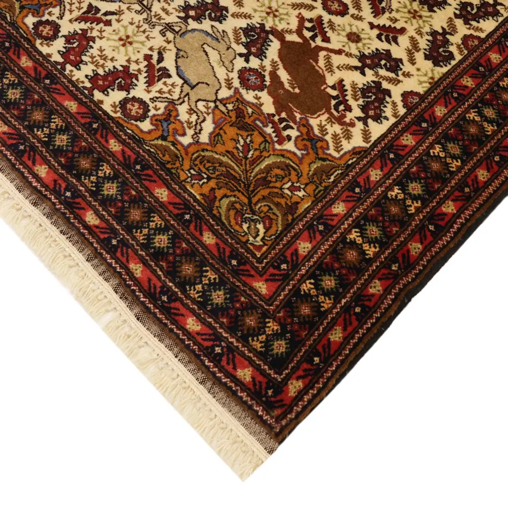 Balutsj-teppe - 192 x 112 cm - lysegrønn