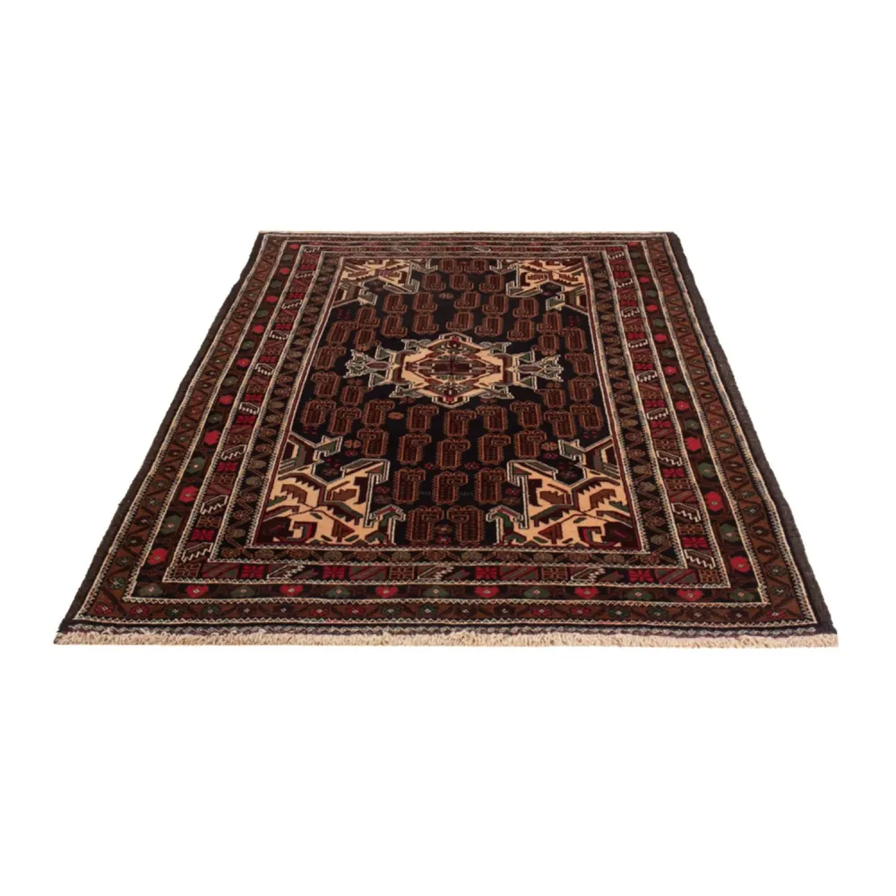 Balutsj-teppe - 192 x 112 cm - mørk beige