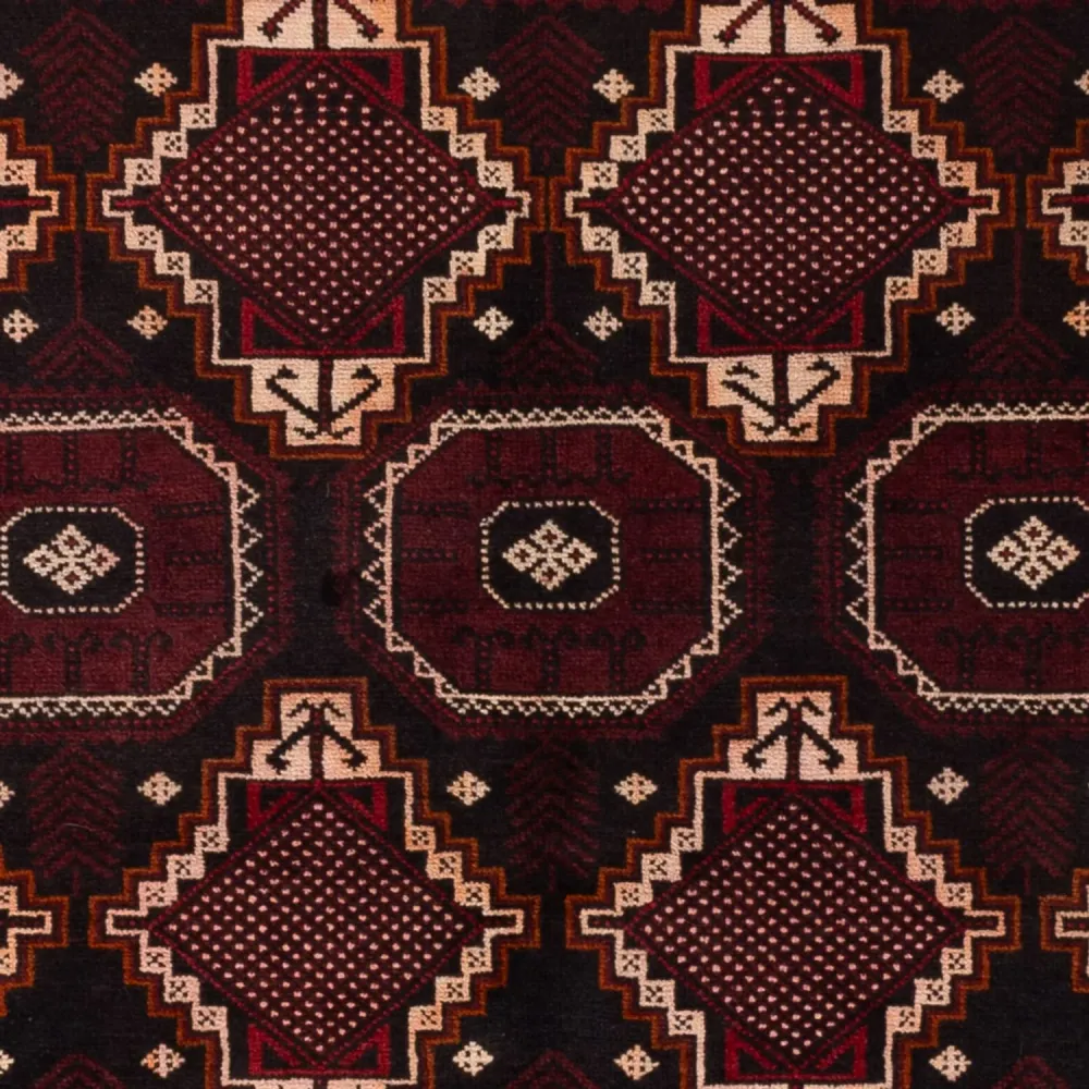 Balutsj-teppe - 192 x 115 cm - mørk beige