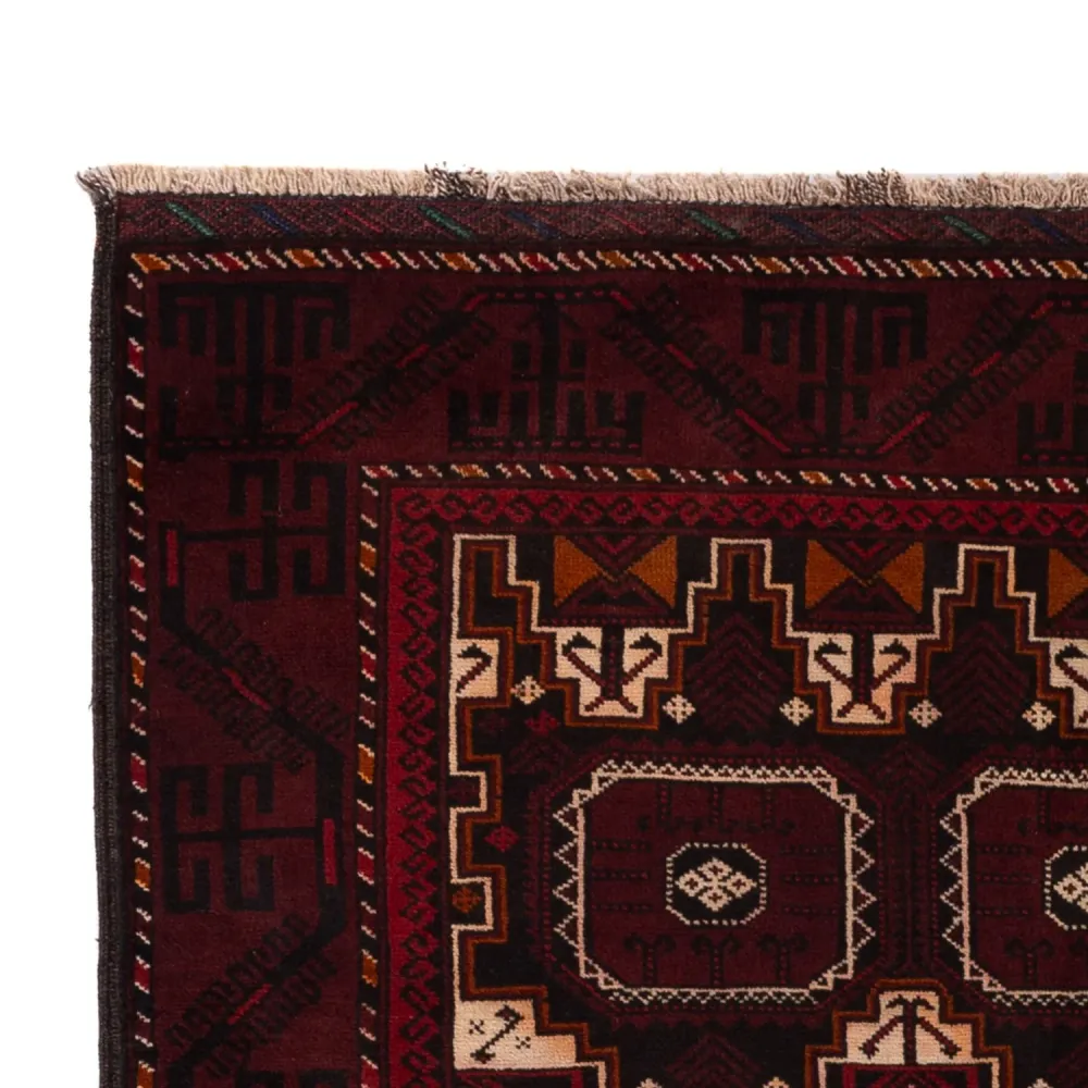 Balutsj-teppe - 192 x 115 cm - mørk beige