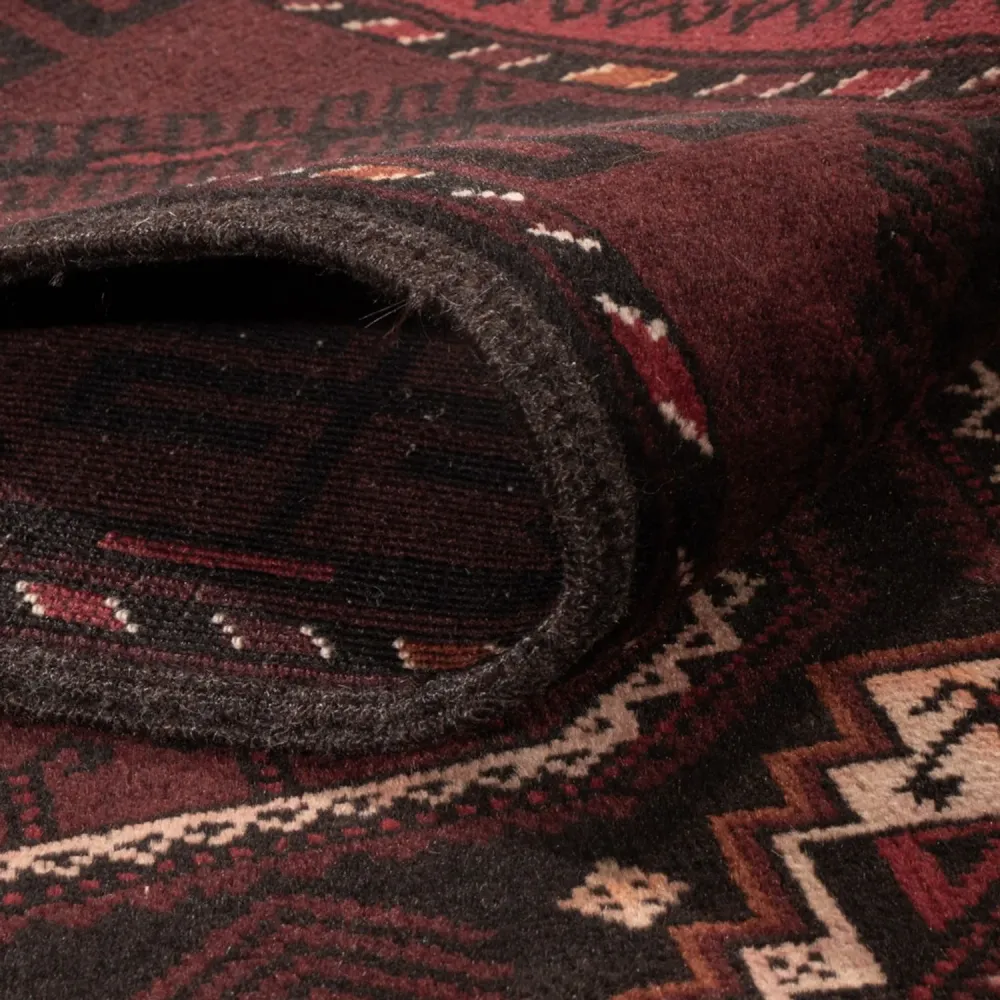 Balutsj-teppe - 192 x 115 cm - mørk beige