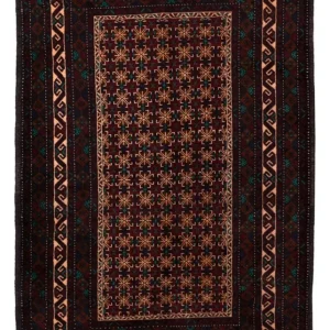 Balutsj-teppe - 192 x 119 cm - mørk beige