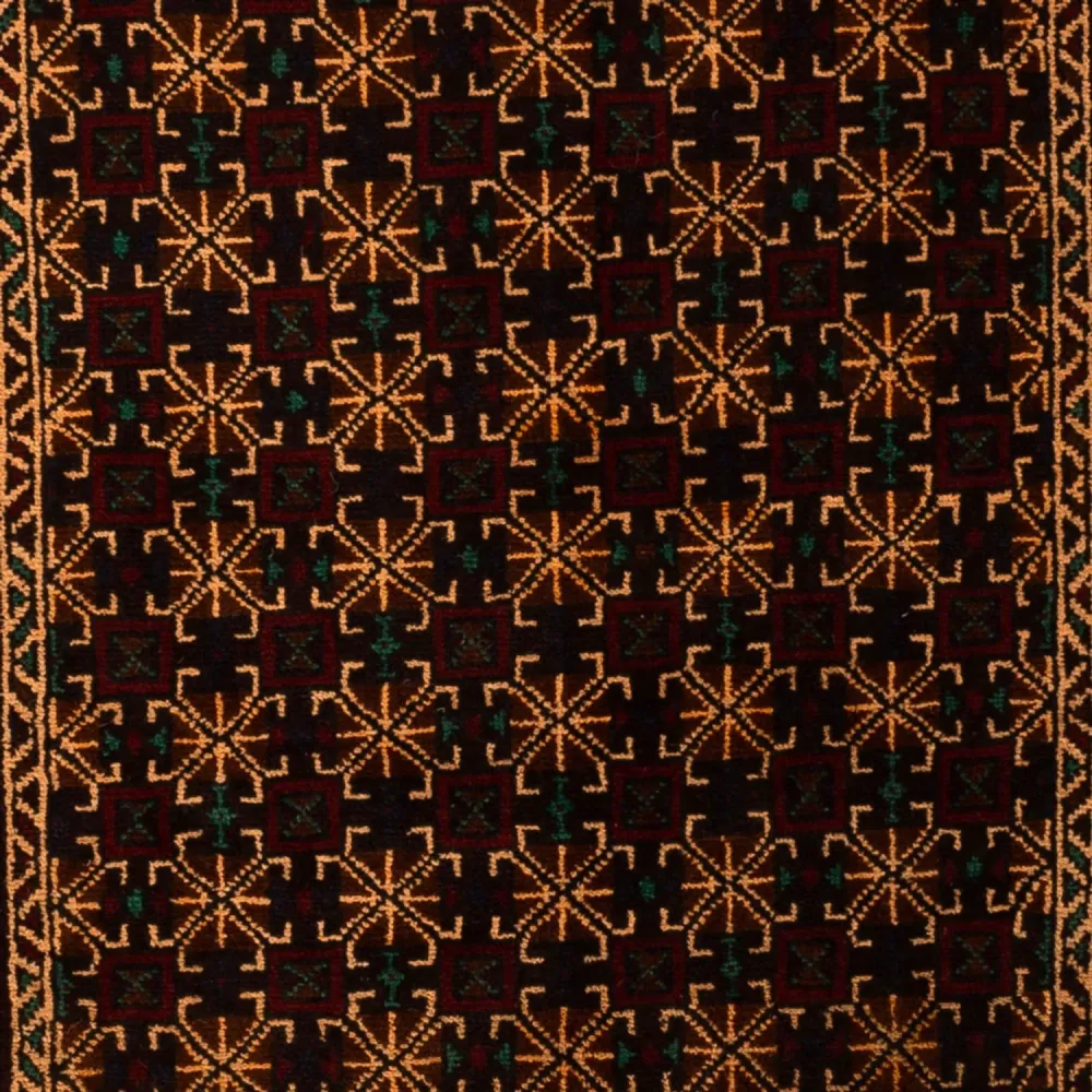 Balutsj-teppe - 192 x 119 cm - mørk beige