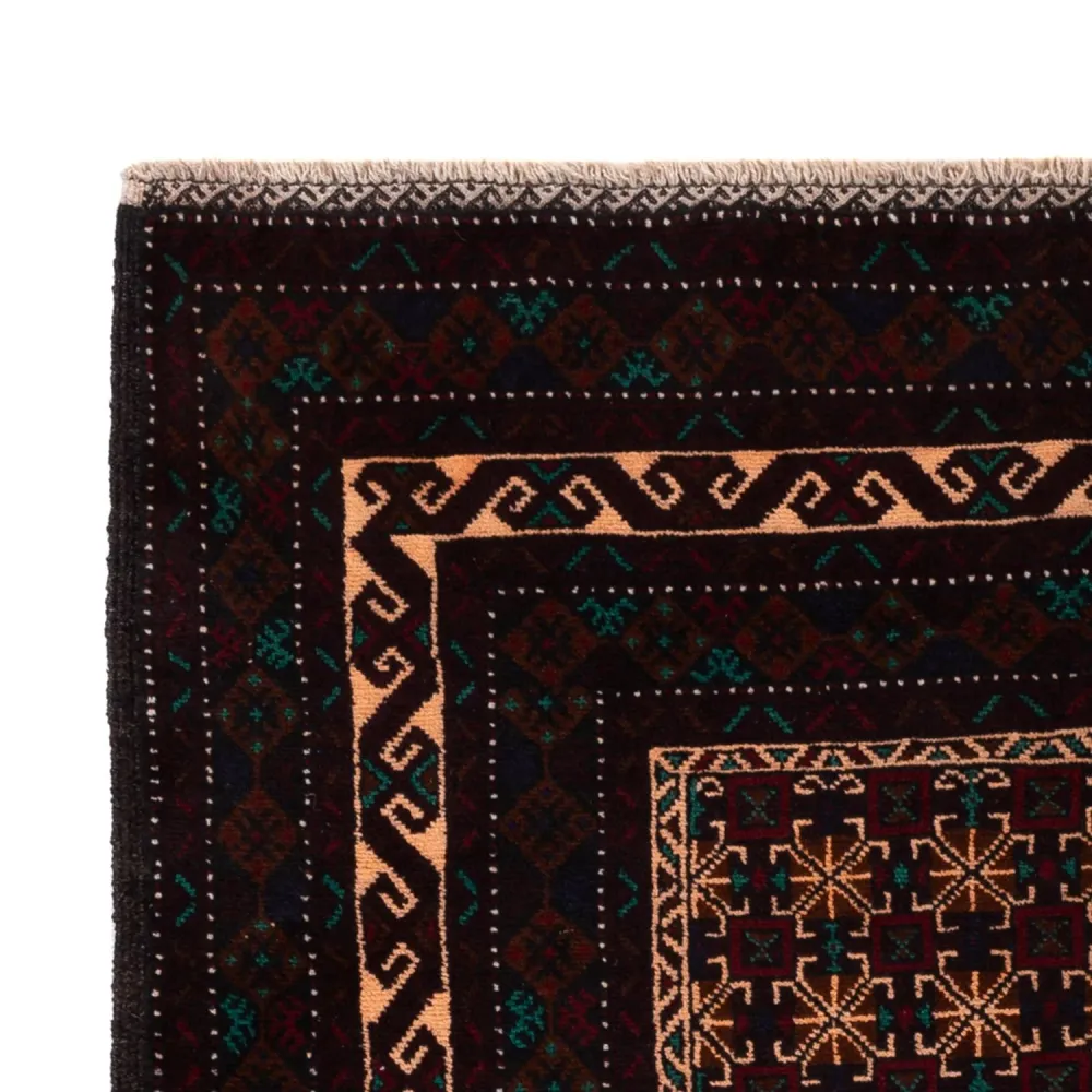 Balutsj-teppe - 192 x 119 cm - mørk beige