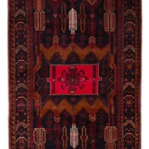 Balutsj-teppe - 195 x 119 cm - flerfarget