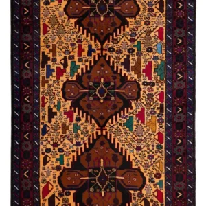 Balutsj-teppe - 197 x 116 cm - beige