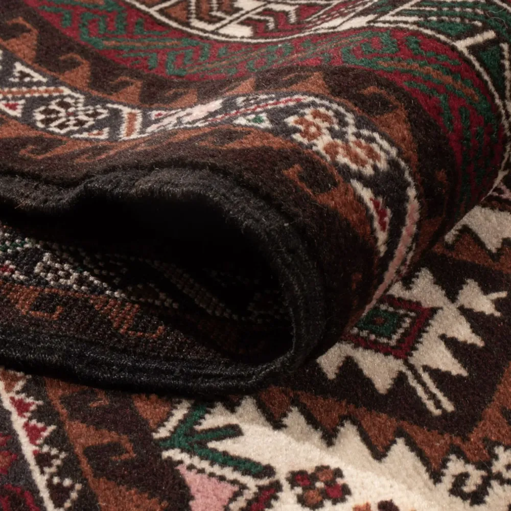 Balutsj-teppe - 199 x 115 cm - mørk beige