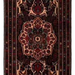 Balutsj-teppe - 202 x 115 cm - flerfarget