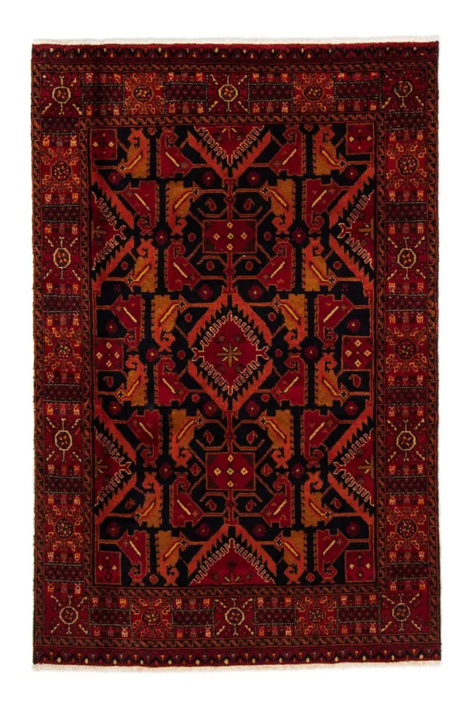 Balutsj-teppe - 203 x 130 cm - rød