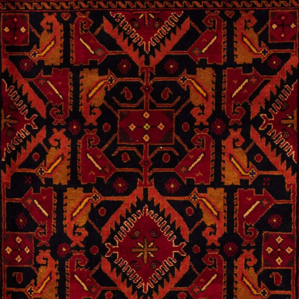 Balutsj-teppe - 203 x 130 cm - rød