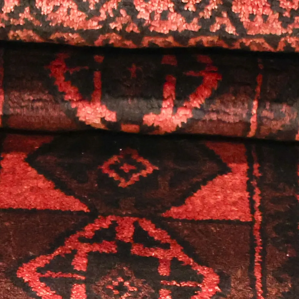 Balutsj-teppe - 205 x 117 cm - mørk rød