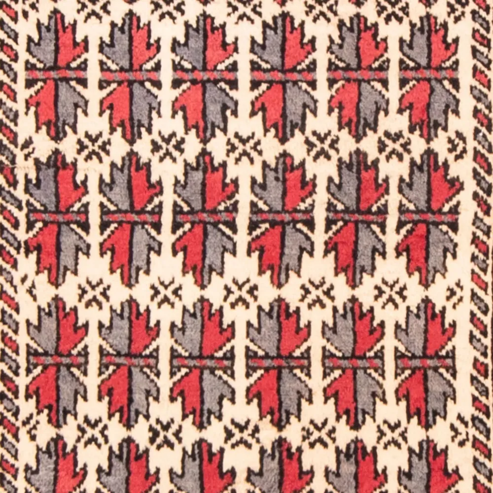 Balutsj-teppe - 207 x 116 cm - rød