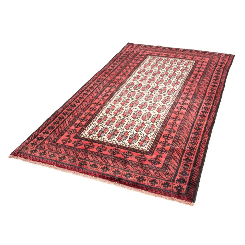 Balutsj-teppe - 207 x 116 cm - rød