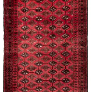 Balutsj-teppe - 207 x 133 cm - rød