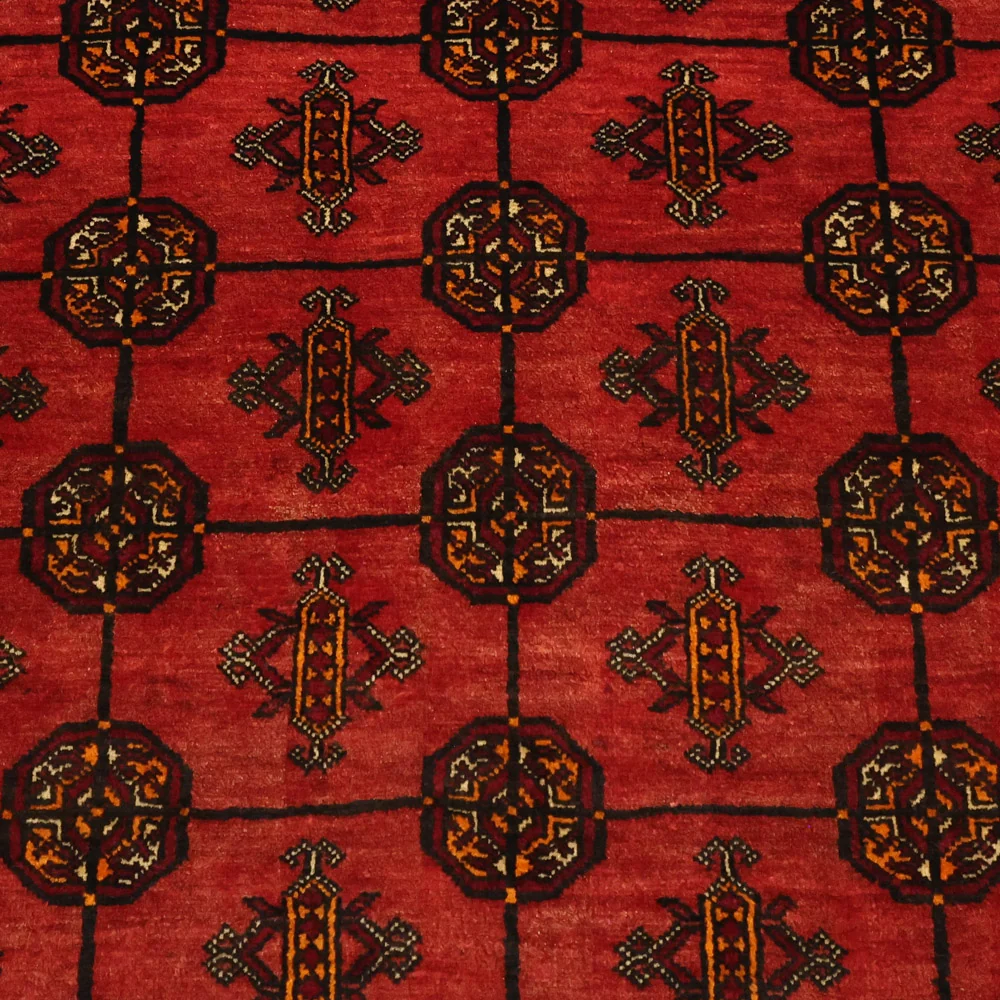 Balutsj-teppe - 212 x 133 cm - rød