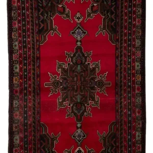 Balutsj-teppe - 215 x 116 cm - rød