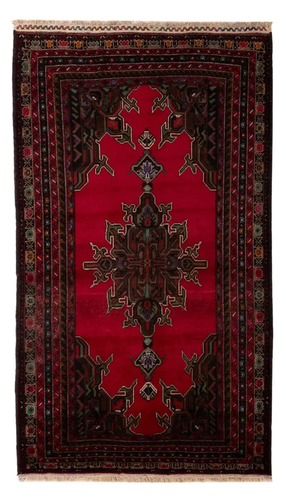 Balutsj-teppe - 215 x 116 cm - rød