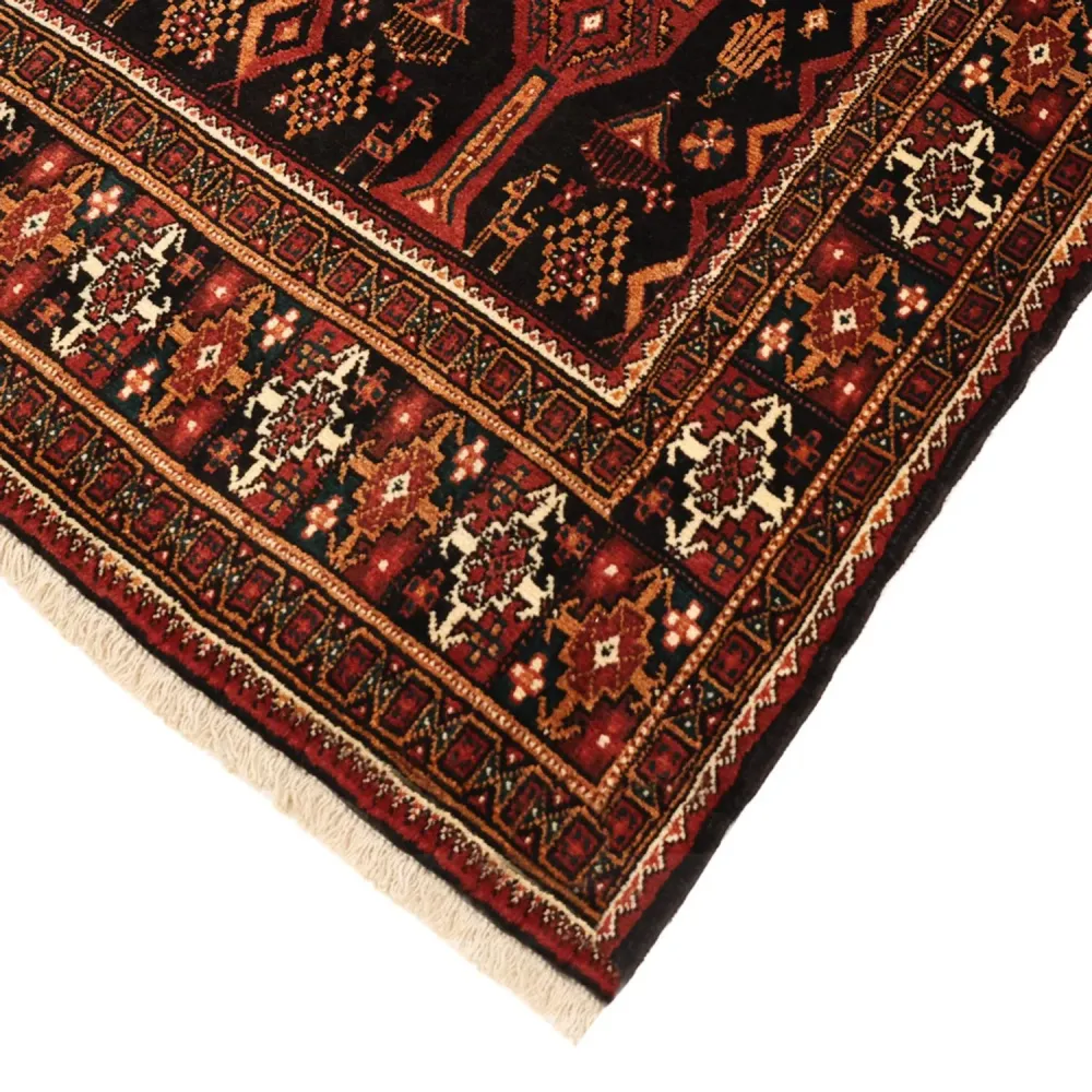 Balutsj-teppe - 219 x 119 cm - mørk rød