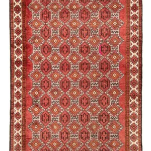 Balutsj-teppe - 223 x 131 cm - rød