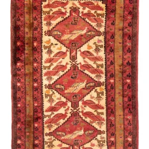 Balutsj-teppe - 224 x 134 cm - rød