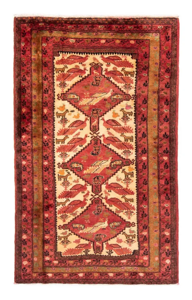 Balutsj-teppe - 224 x 134 cm - rød