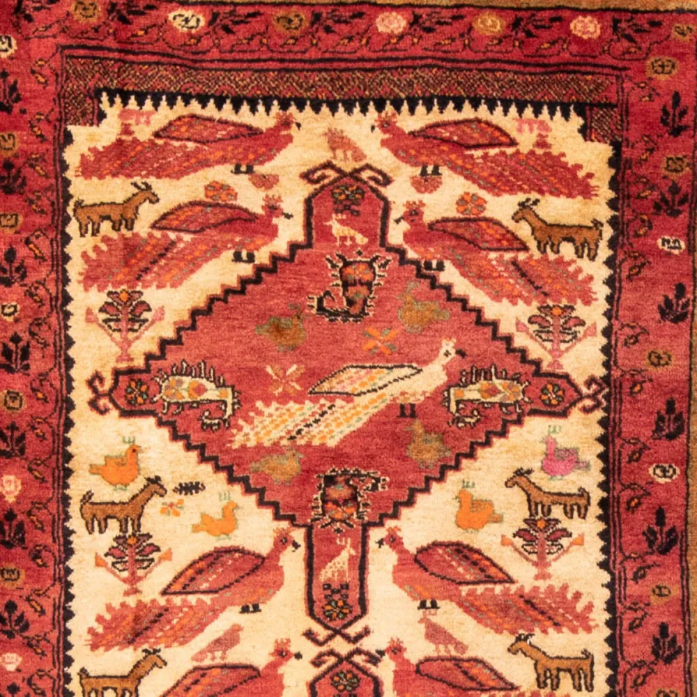 Balutsj-teppe - 224 x 134 cm - rød