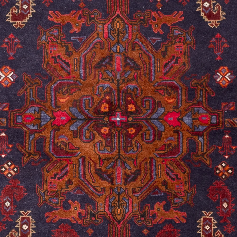 Balutsj-teppe - 248 x 144 cm - mørkeblå